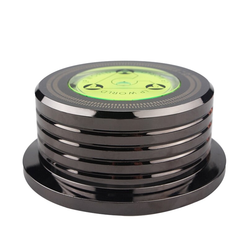 Universeller plattenspielerstabilisator für 50hz lps mit wasserwaage und gewichtsklemme aus aluminiumlegierung