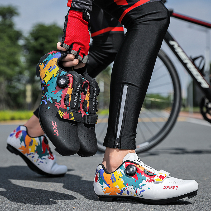 2025 MTB Radfahren Schuhe Männer Berg Schuhe Rennen Straße Fahrrad Flache Klitoris Sneaker Klampe Frauen Schmutz Geschwindigkeit Route Fahrrad Radfahren Spd