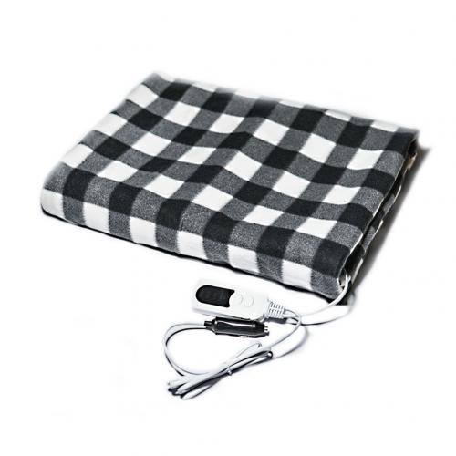Couverture thermique de voiture 12V | À carreaux, chauffage de la température, pour voiture, avec contrôleur de température Intelligent: Default Title