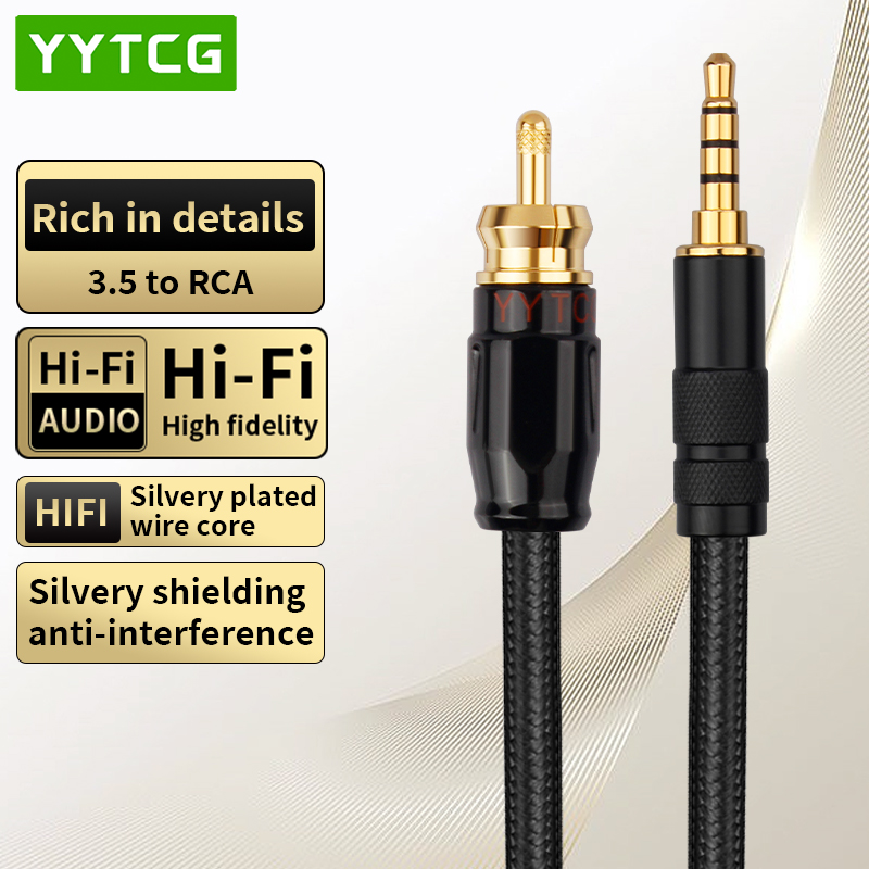 Spdif Rca SPDIF Coaxial Cable HIFI 3.5mm 4-Poles To RCA SPDI... – Grandado