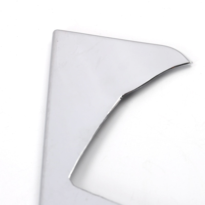 Ventana de puerta delantera de coche, embellecedor de cubierta de pegatina de decoración de Panel de Pilar exterior, cromado ABS, para Ford Edge , 4 Uds.