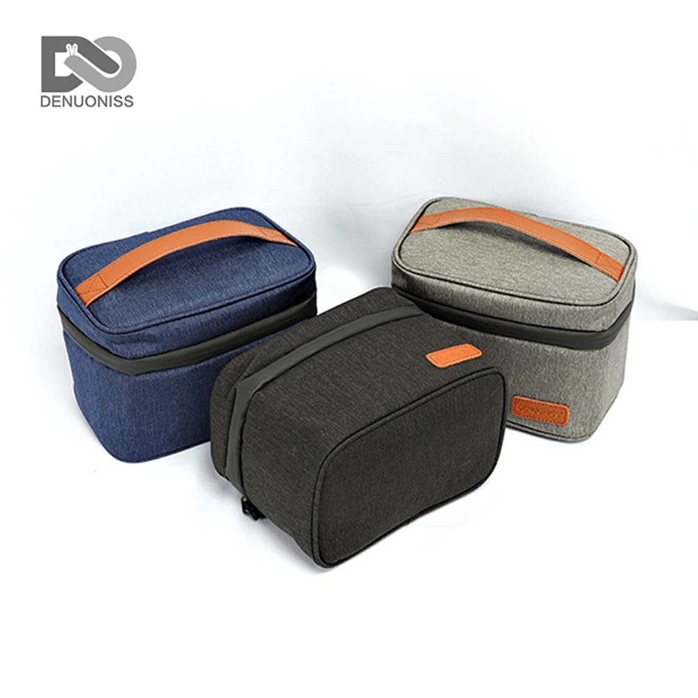 DENUONISS Kleine Kühltasche, tragbarer Kühlschrank, Oxford-Lebensmittel-Kühlschranktasche, isolierte EVA-Picknicktasche, isothermer Kühler, Eisbox-Tasche