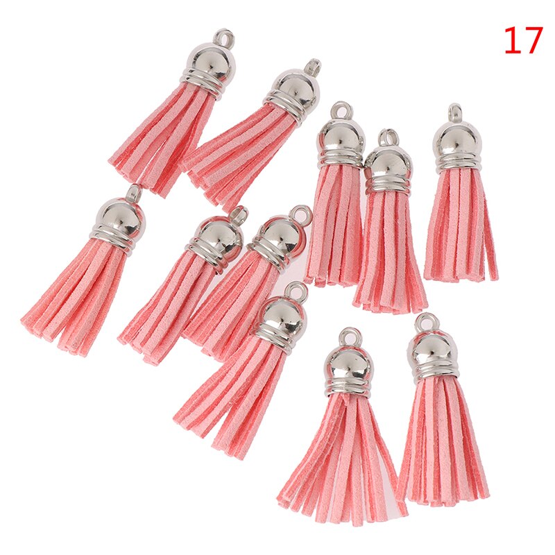Gland en cuir pour porte-clés téléphone portable sangles bijoux frange en daim: 17