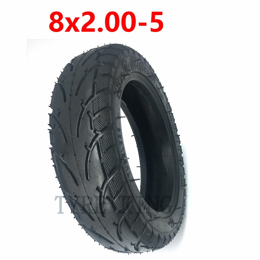 Neumático de 8 pulgadas 8x2.00-5 de grosor al vacío, neumático sin cámara 8x2.00-6 para Mini Scooter Eléctrico, bicicleta de bolsillo, MINI bicicleta