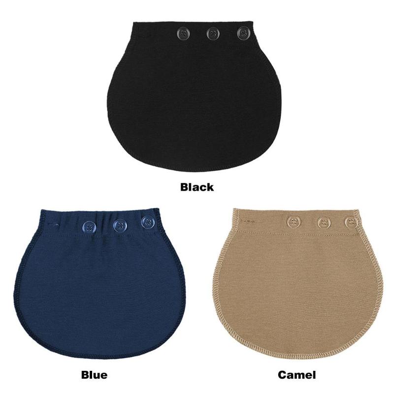 Pregnancy Waistband Belt Pants Maternity Adjustable Extended Button Pant Belts Elastic Pants Lengthening Pregnant Women Wear