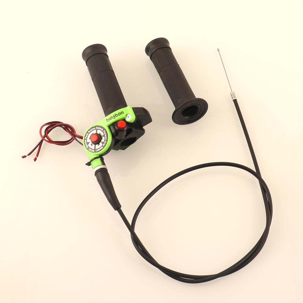 Motocross Quick Throttle Hand Grips Acelerador with On-Off Ignition Switch Twister for Pit Dirt Bike ATV Quad Accessories