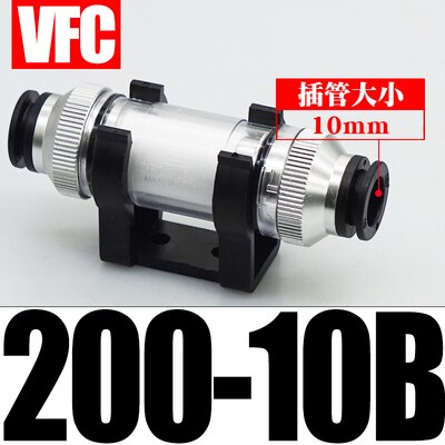 Negativt tryk rør type pneumatisk vakuumfilter vfc 100/ vfc 200-04/06/08/10b zfc 53- b zfc 54- b zfc 74- b zfc 75- b zfc 76- b zfc 77- b: Vfc 200-10b