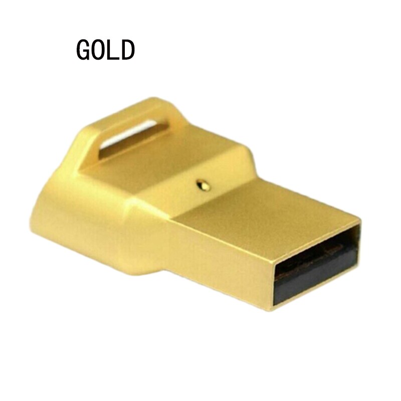 Mini lecteur d'empreinte digitale USB pour Windows 8 / 10 bonjour réponse rapide connexion de presse (or)