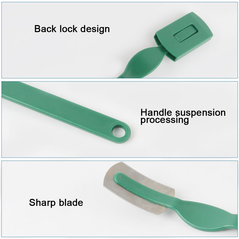 Specialty Wood Handle Bread Arc Curved Knife With 5Pcs Replacement Blades Western Baguette Cutting Cutter Knife Kitchen Tools