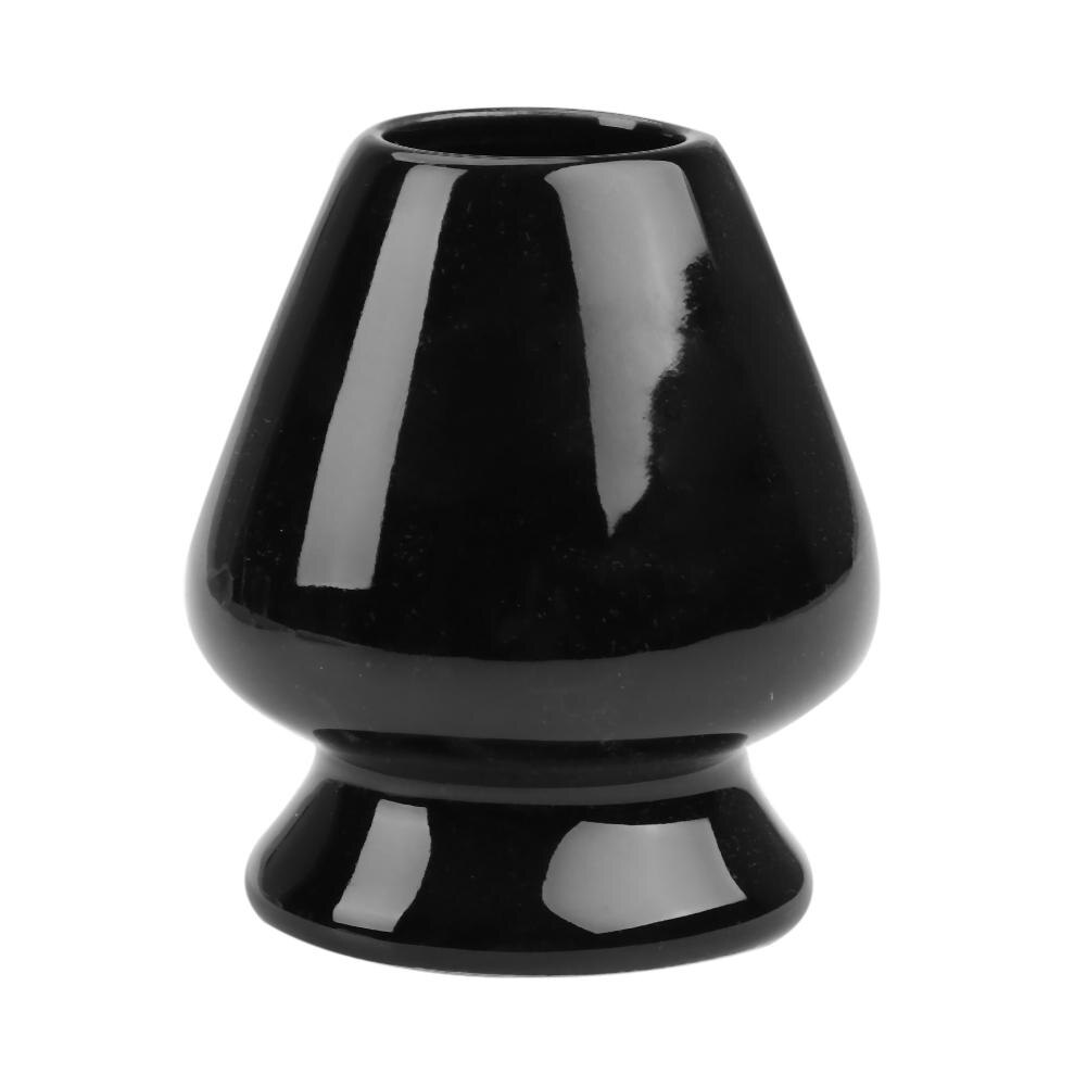 Japanese Ceremony Matcha Suit Whisk Matcha Green Tea Chasen Holder Stand Tray Teaware Accessories Traditional Matcha sets: Black