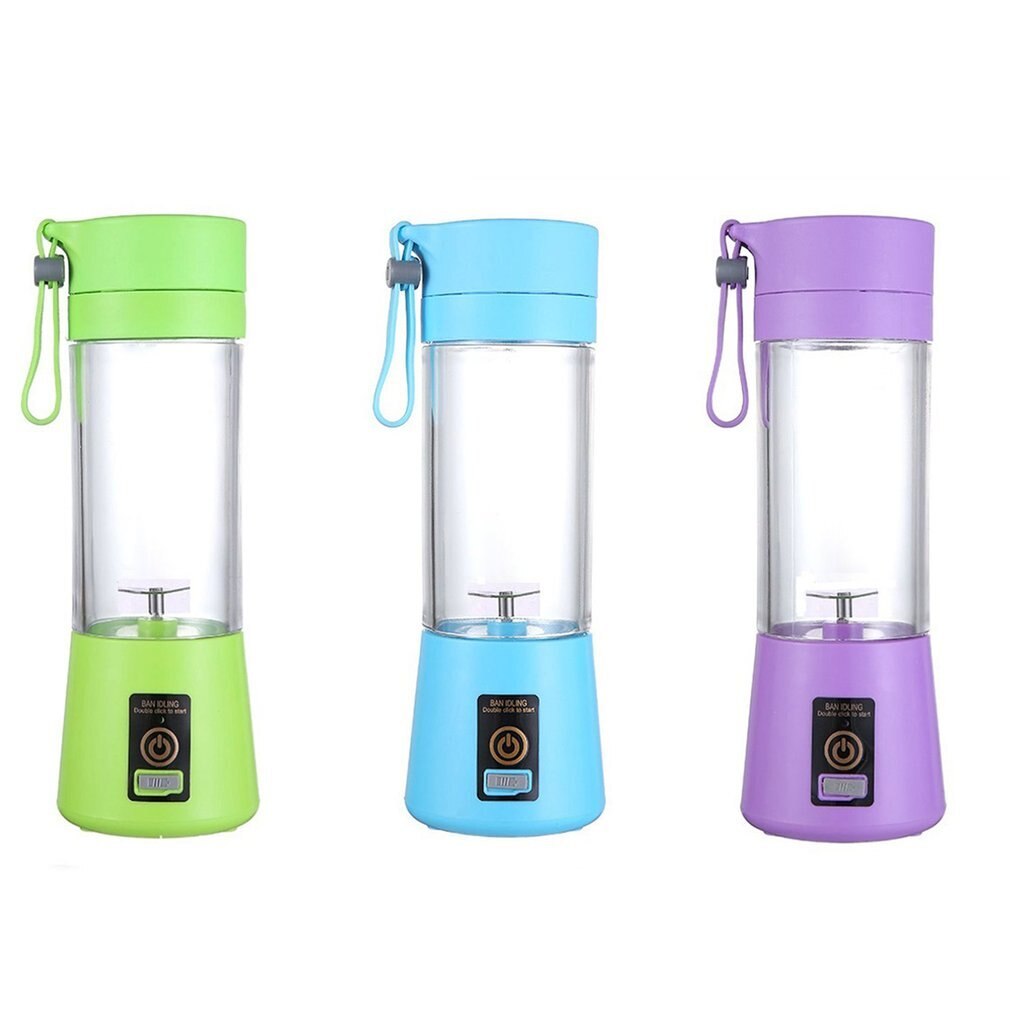 Blender Mixer Juicer Blender Sap Maker 2 Blades Draagbare Blend Usb Oplaadbare Mini Sap Machine Smoothie Maker