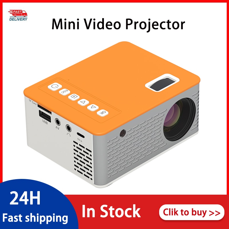 Portable Video Projector Home Theater Cinema Support Mobile Phone LED Lamp Home Theater Proyector Para Movil