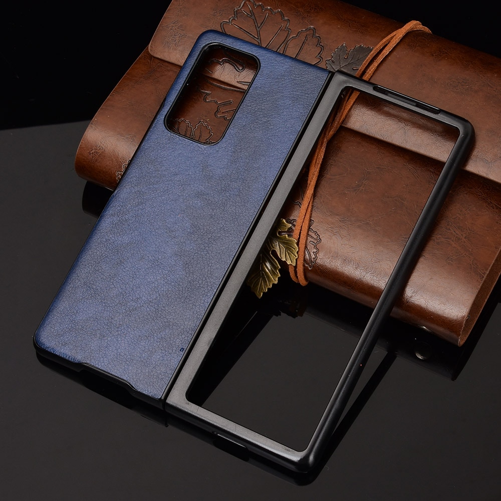 For Samsung Galaxy Z Fold2 5G Case Leather Cases For Samsung Galaxy Z Fold 2 5G Phone Fitted Back Case