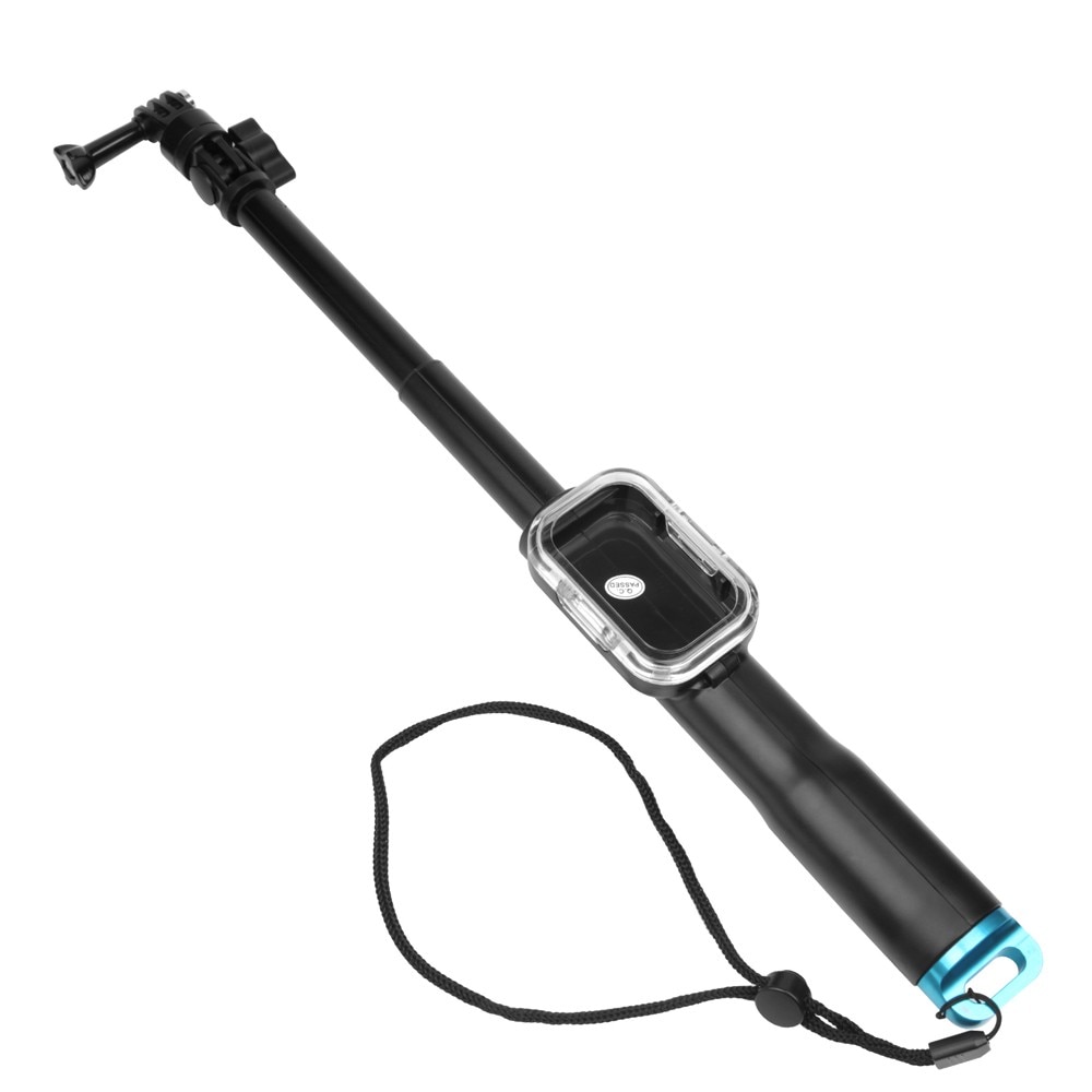palo selfie monópodo de mano impermeable de 39 pulgadas para Gopro 5 3 +/3 4 sesión con Clip remoto Wifi