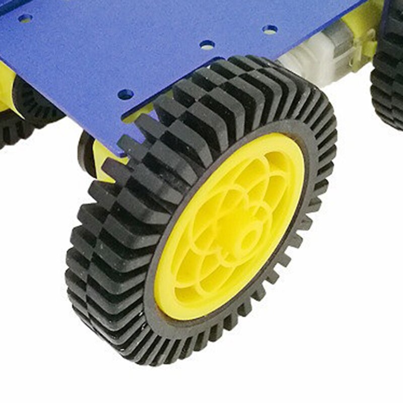 Metalen robot 4wd autochassis  c101 met vier tt-motorwielen voor arduino uno  r3 diy maker educatieve leskit