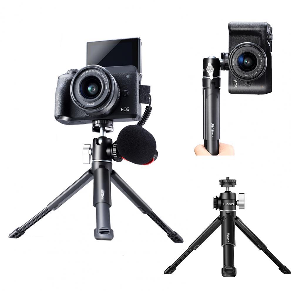 Tripé portátil para suporte e câmera ulanzi, acessórios duráveis para celular dslr