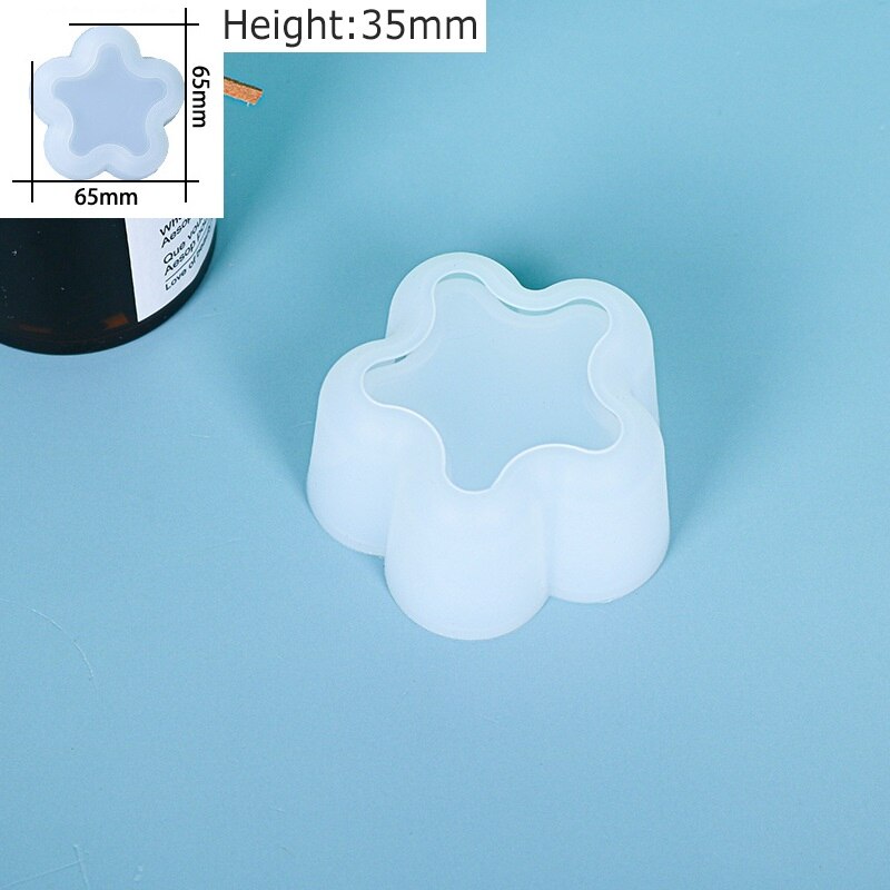 Silicone Molds For Concrete Flower Pot,Cement Molds Succulent Plants Pot Mold Concrete Planters Moulds Diy Aromatherapy Plaster: B7