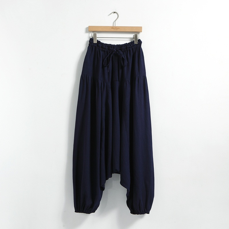 Pantalones cruzados de estilo chino para hombre, pantalón holgado de Hip Hop, Joggers, pantalones Harem, TA311, primavera, 2022