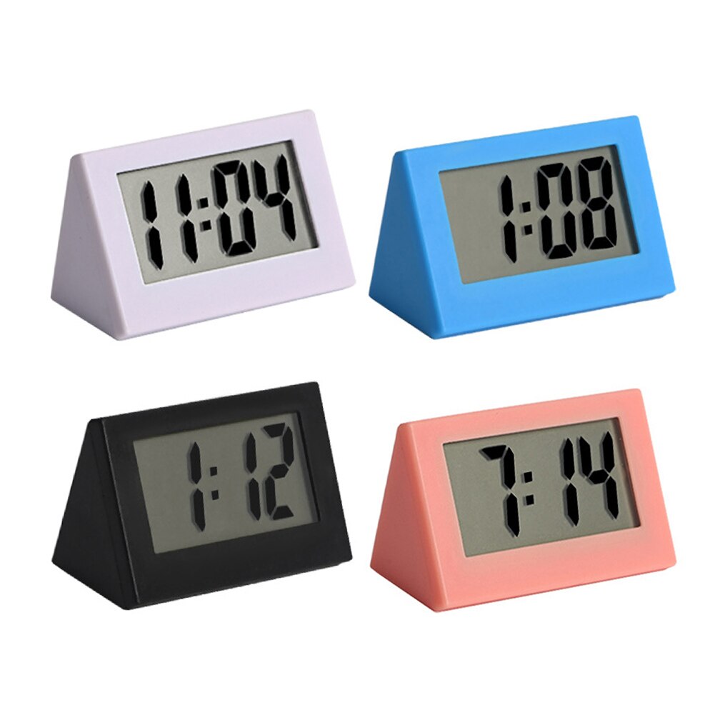 Mini Lcd Digitale Tafel Dashboard Bureau Elektronische Klok Voor Desktop Office Stille Bureau Tijd Display Klok