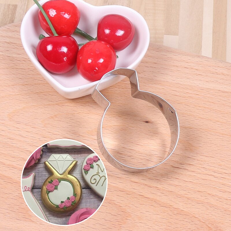 1 Pcs Rvs Biscuit Mould Rvs Cake Decorating Cookie Mould Fondant Postzegels Cutters Keuken Cocina