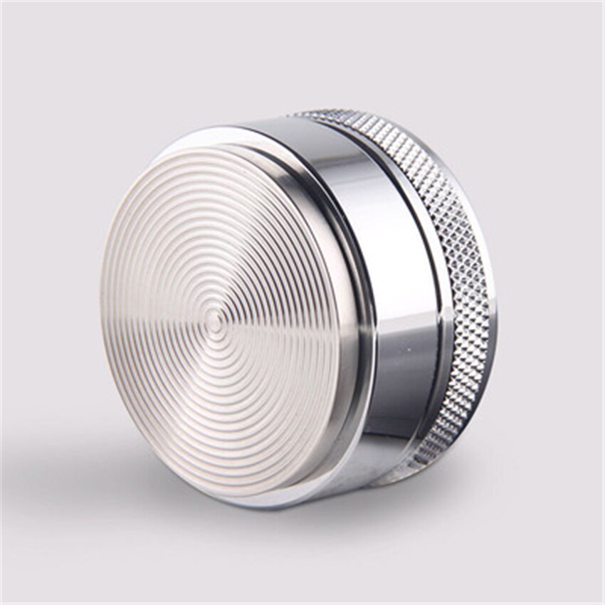 58mm Kaffee Tamper Flache Drei Abgewinkelt Gewinde Basis 304 Edelstahl Kaffee Schleifen Maschine Drücken Barista Cafe Zubehör