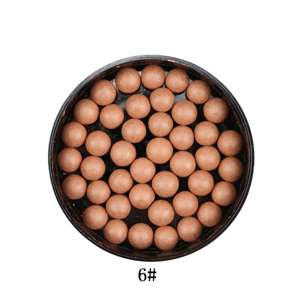 Matt blush ball lysne hudfarge naken sminke naturlig reparasjonskapasitet klassisk ball fargerik perleskimrende blush verktøy: 6