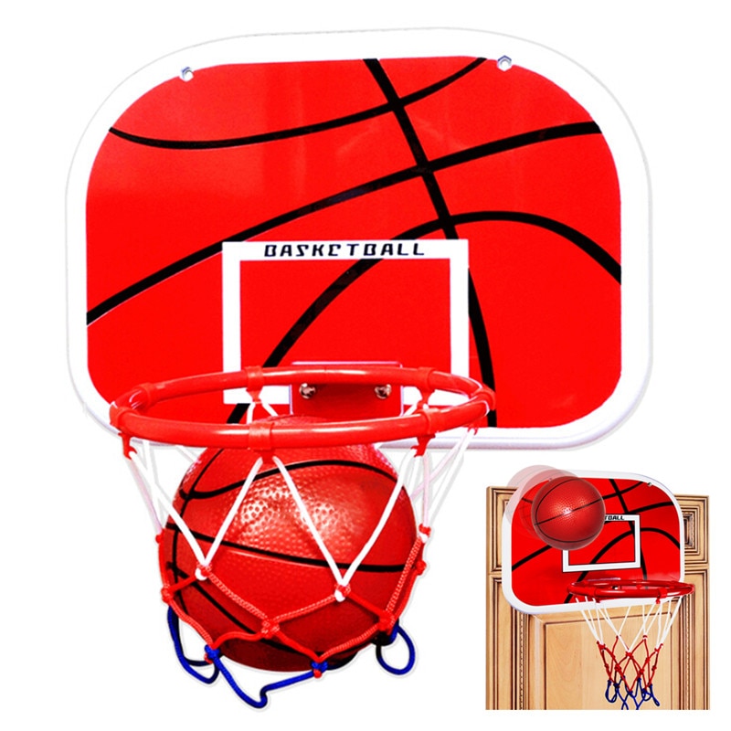 Opknoping Basketbal Hoepel Indoor Mand Bal Voor Deur Mini Basketbal Bord Familie Mand Spel Basketbal Speelgoed Set Voor Kinderen