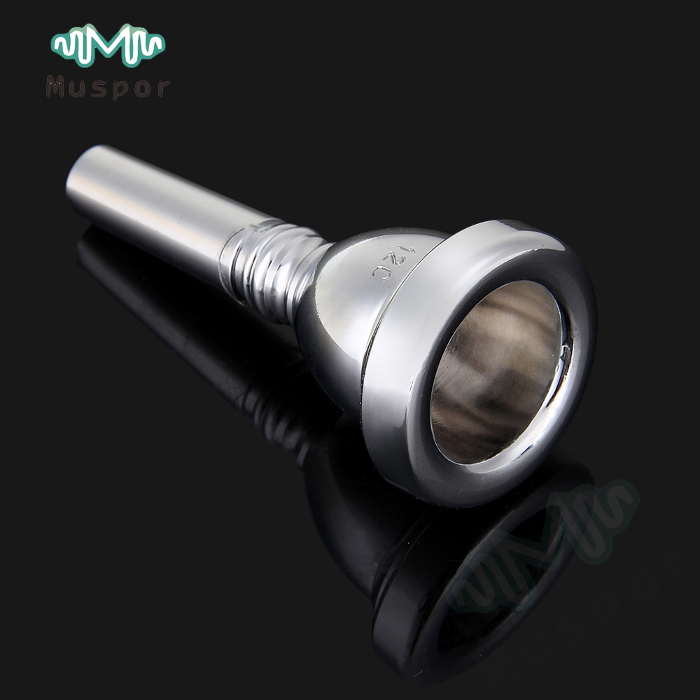 Glory Professonal Verzilverd Kleine Schacht Alttrombone Mondstuk Bb 12C Posaune Tromba