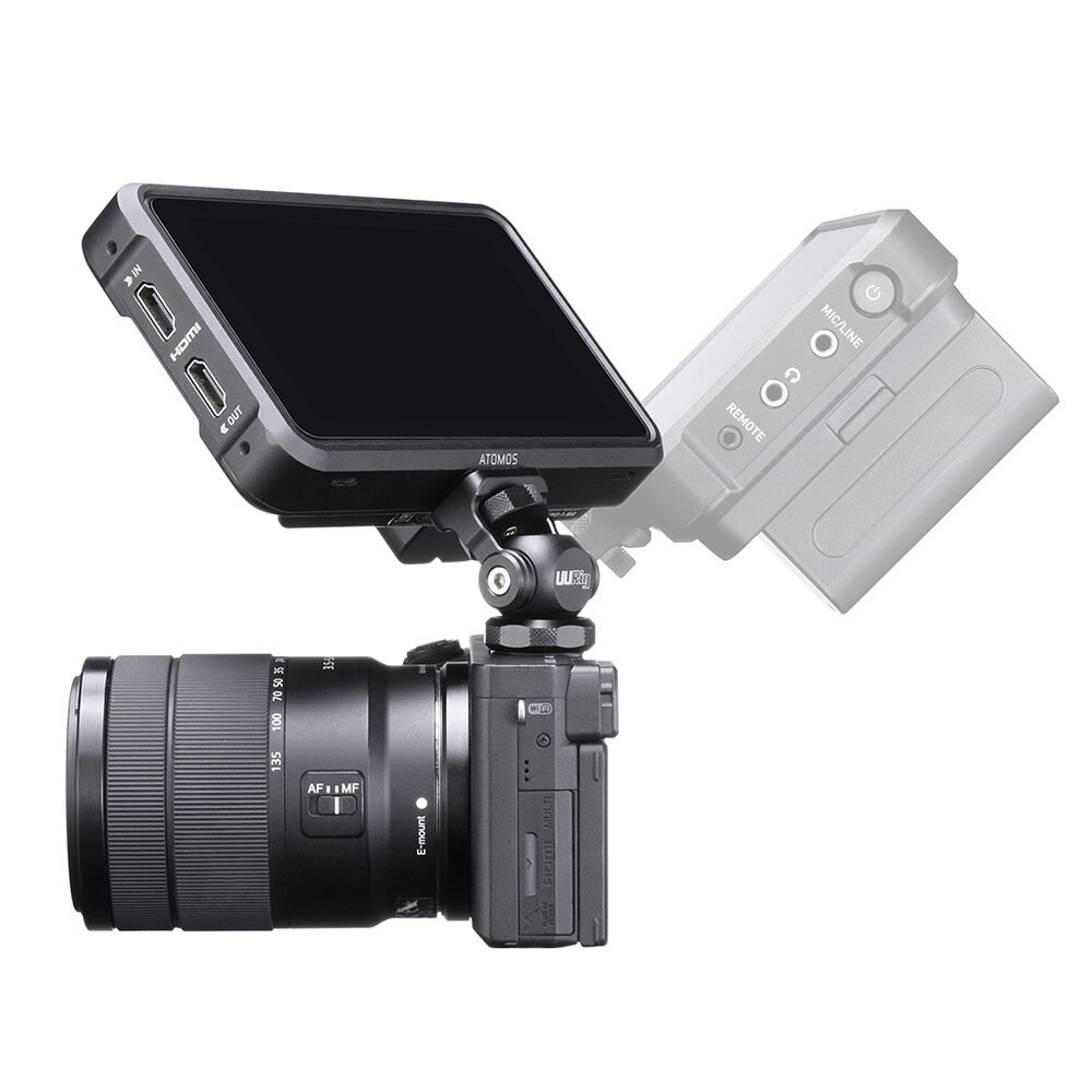 UURig Quick Release DSLR Kamera Monitor Halter W/Kalten Schuh Halterung Swivel und Tilt Kamera Clamp für Mikrofon Monitor LED Licht