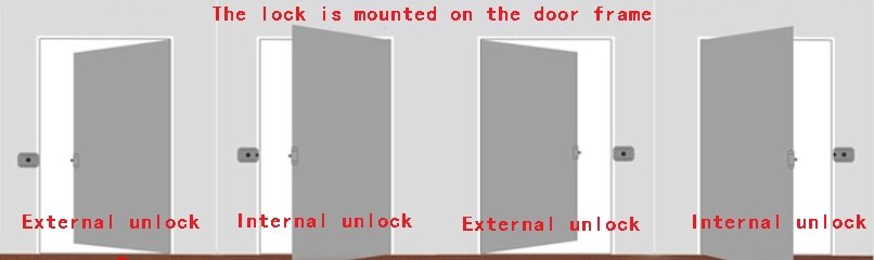 Intelligent Spiritual Lock Silence Lock Anti-theft Door Lock Building Access Control Lock