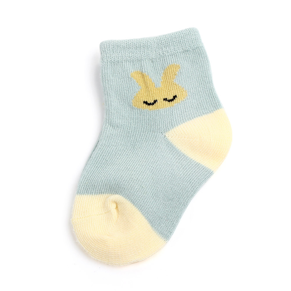AiKway 1 Pair Baby Socks Cotton Solid Color Boy Girl Children Socks Cute Newborn Cartoon Socks Unisex: 12