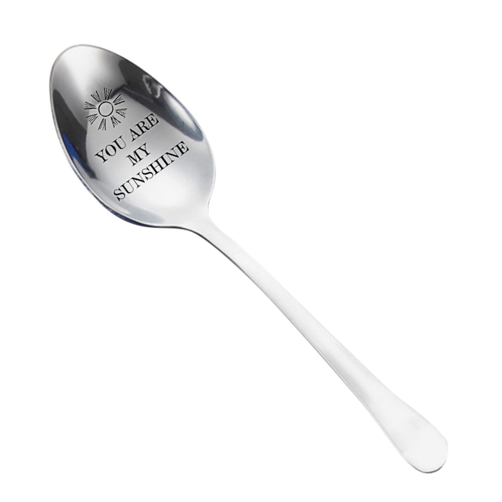 Engraved Spoon Best for Husband Madam Family and Friends Tableware Coffee Spoon Stainless Steel Spoon