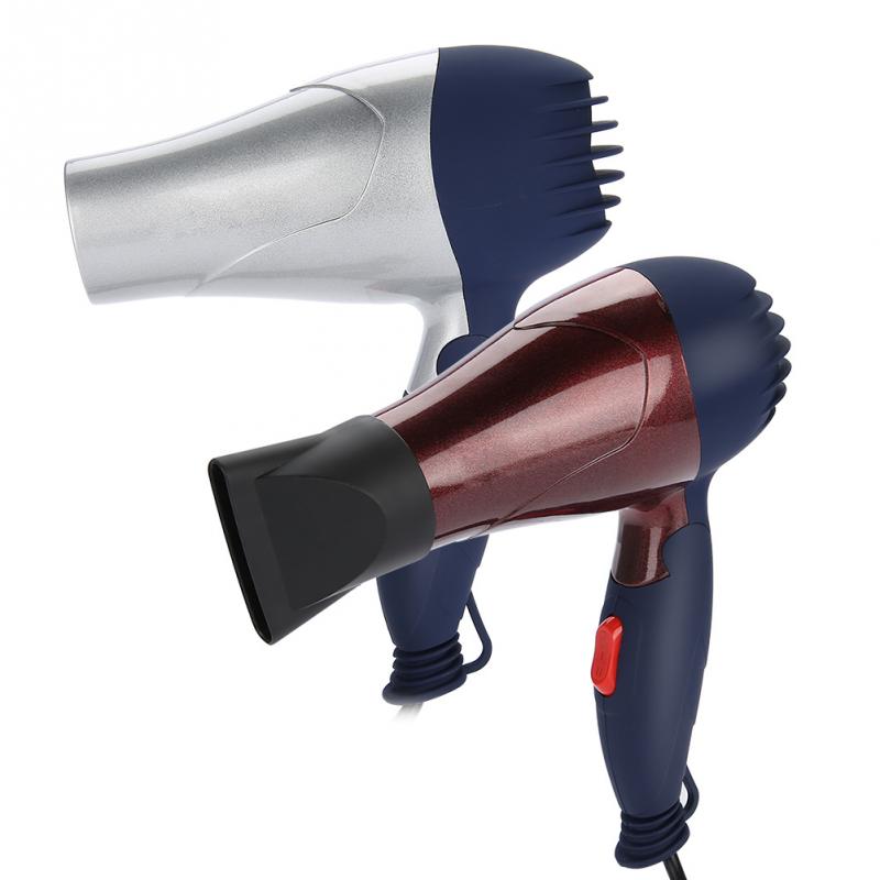 220V Portable Mini Hair Dryer 1500W Low Noise Evenly Wind Collapsible Travel Hair Dryers Compact Hair Dryer