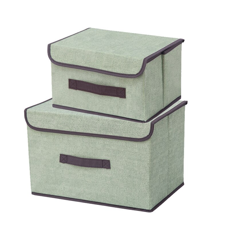 Non Woven Fabric Storage Box with Lids Household Toy Snacks Sundries Organizer Storage Boxes Basket Cloth Storage Organizer Box