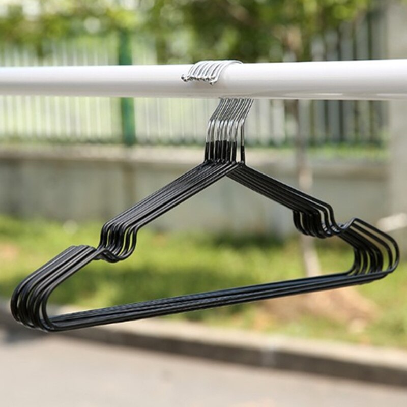 Metal PVC Clothes Drying Rack Towel Trousers Coat Wardrobe Underwear Clothes Hanger Hanging Shelf