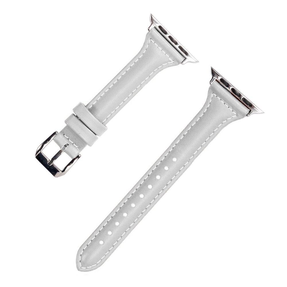 Slim fit damerem til apple watch serie 1/2/3 til apple watch rem 42mm 38mm armbåndsrem til iwatch 4 5 6 se 40mm 44mm