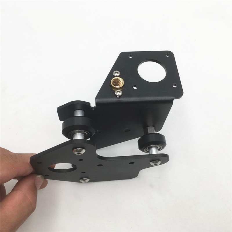 1pcs 3D printer parts CR-10 S4/S5 X axis motor mount bracket right/left X-axis Front/Back Motor mount Plate with wheels T nut