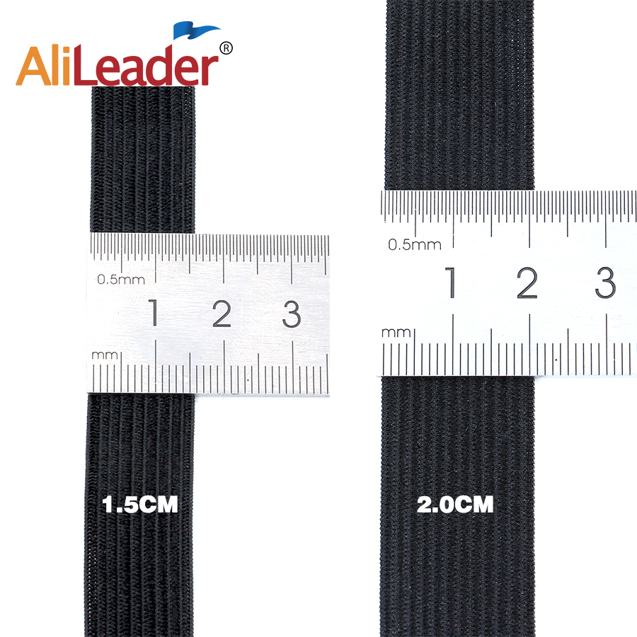 Alileader 1m billig paryk elastisk bånd strækbånd til parykker gør tilbehør forsyninger bedste nylon til paryk cap hår net