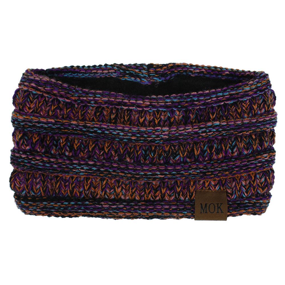 Femmes tricoté bandeau extérieur tête enveloppement hiver plus bandeau pour dames acrylique Crochet bandeau tête enveloppement 20FEB3: OR1