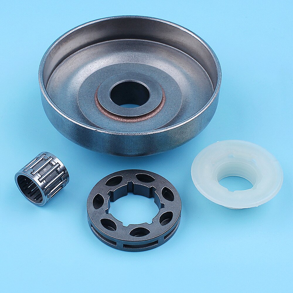 3/8 "Koppeling Drum Velg Tandwiel Lager Wormwiel Kit Voor Husqvarna 445 450 E 445E 450E Kettingzaag 7 Tand drive Onderdeel