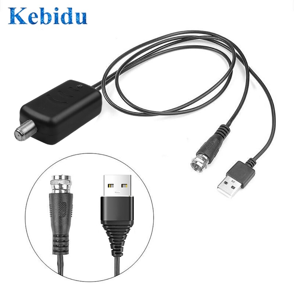 TV Signal Amplifier Amp Antenna Booster Digital HD For Cable TV Fox Antenna HD Channel 25DB Low Noise Easy Installation