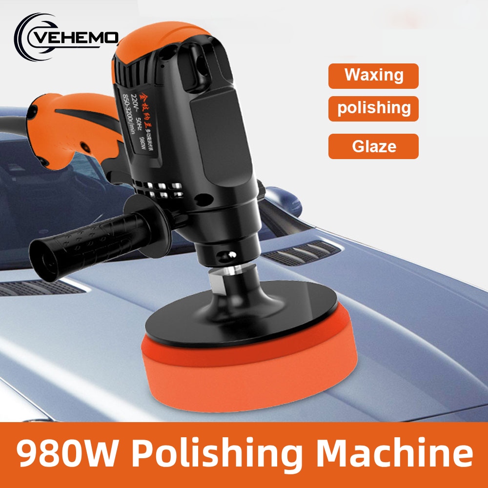 220V 980W Polishing machine Six Speed Car polisher Angle Grinder Tools Grinding Machine Electric Sander Auto Polish Machine