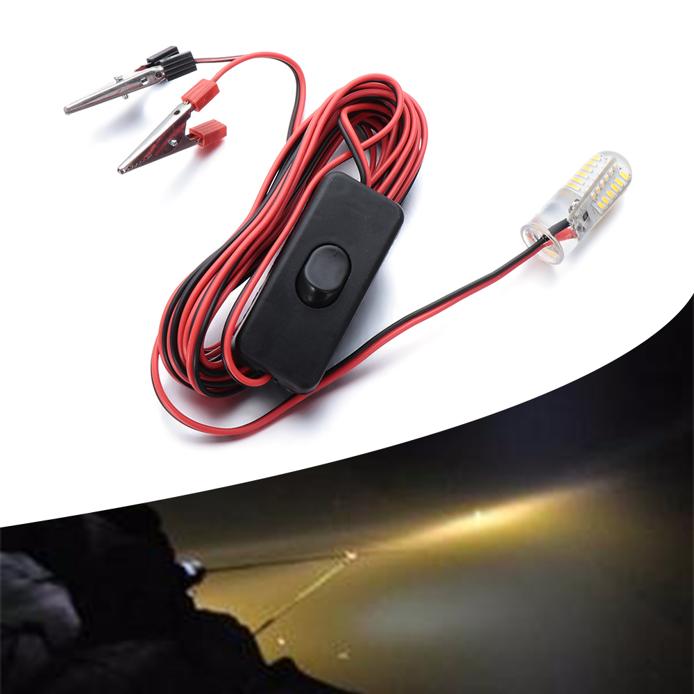 Lampa wędkarska 24/48/96 LEDs podwodne światło robić wędkowania przynęty lokalizator ryb lampa przyciąga ryby podwodne lampki nocne