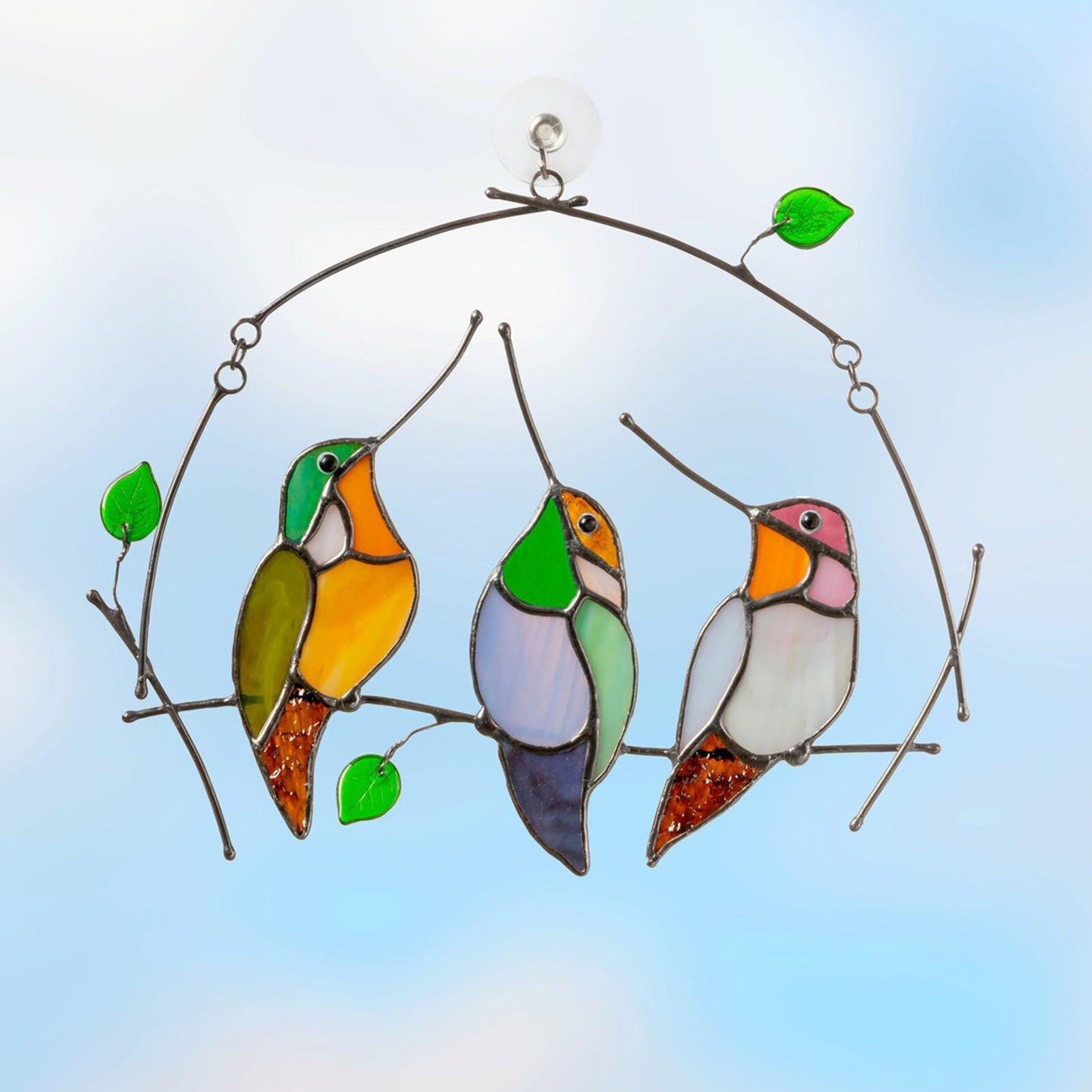 30# Acrylic Bird Wall Hanging Decor Indoor Wall Art Sculpture Animal Hanging Window Decoration Festivals Accessories