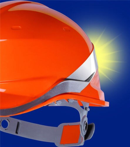 UNS Lagerbier Delta Plus DIAMANT V hoch Sicherheit Helm Hallo Vis Bauherren Harte Hütte mit Kinnriemen