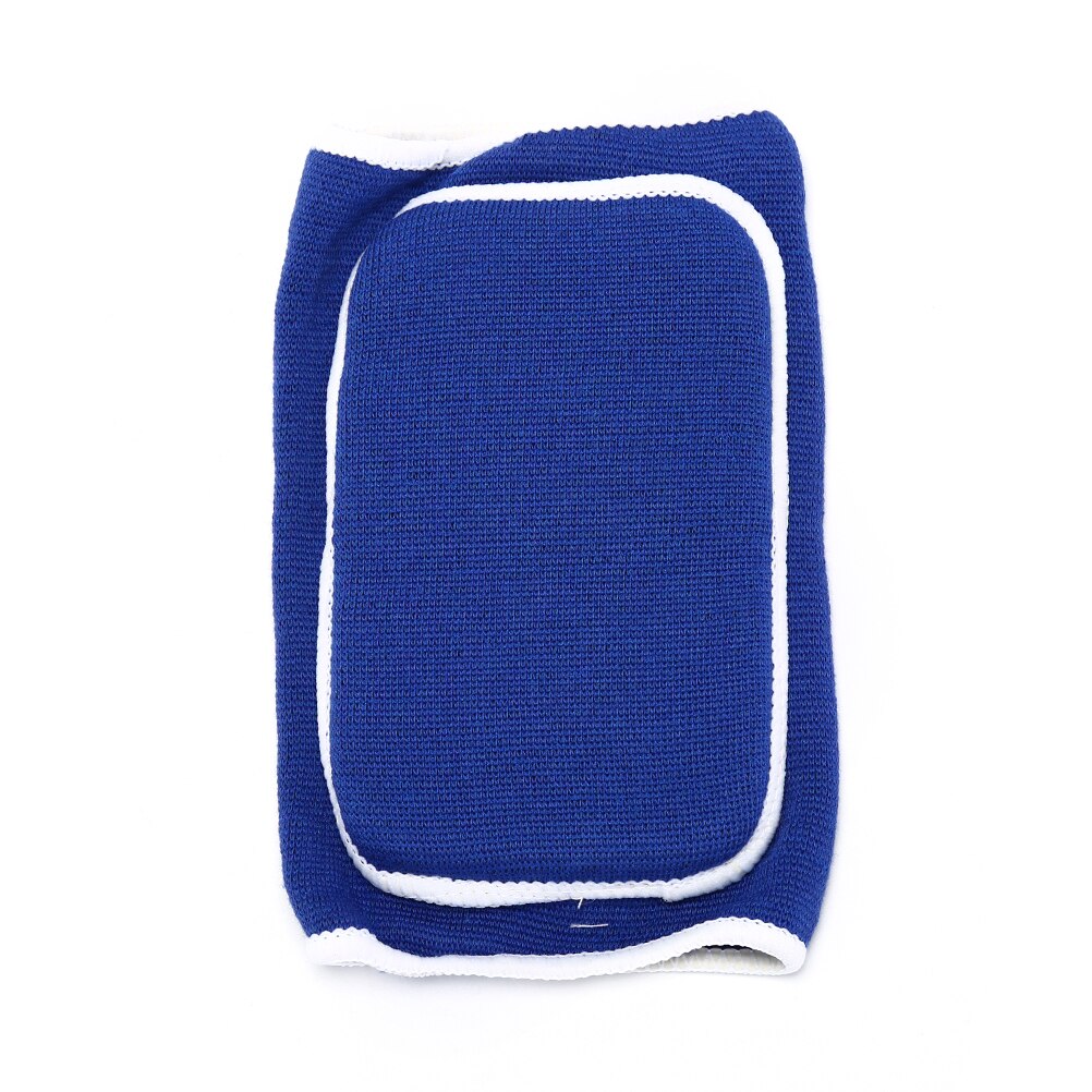 Grueso de punto de esponja de baloncesto crash soporte de apoyo almohadillas Codera deporte y Fitness codo y rodilleras: Azul