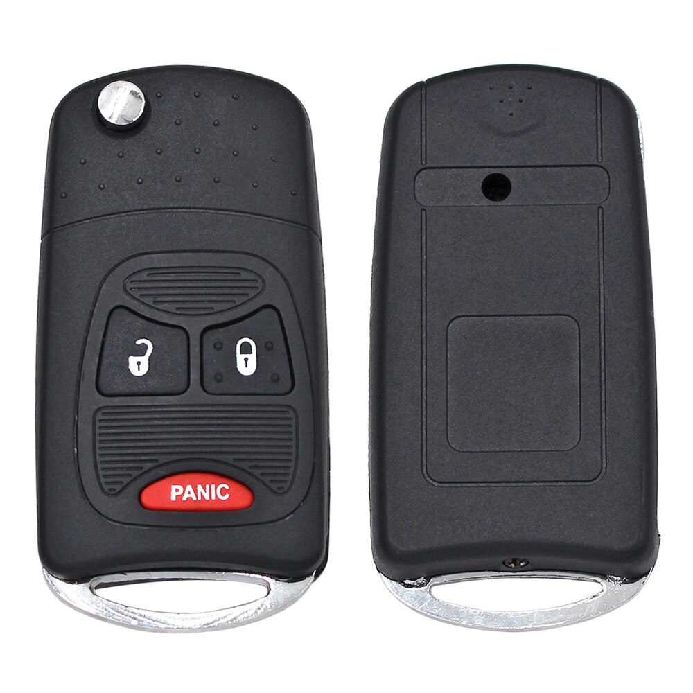 Carcasa plegable para llave de coche, carcasa de 2/3/4 botones para Dodge Grand Caravan, cargador de Ram para Chrysler Town y Country PT Cruiser