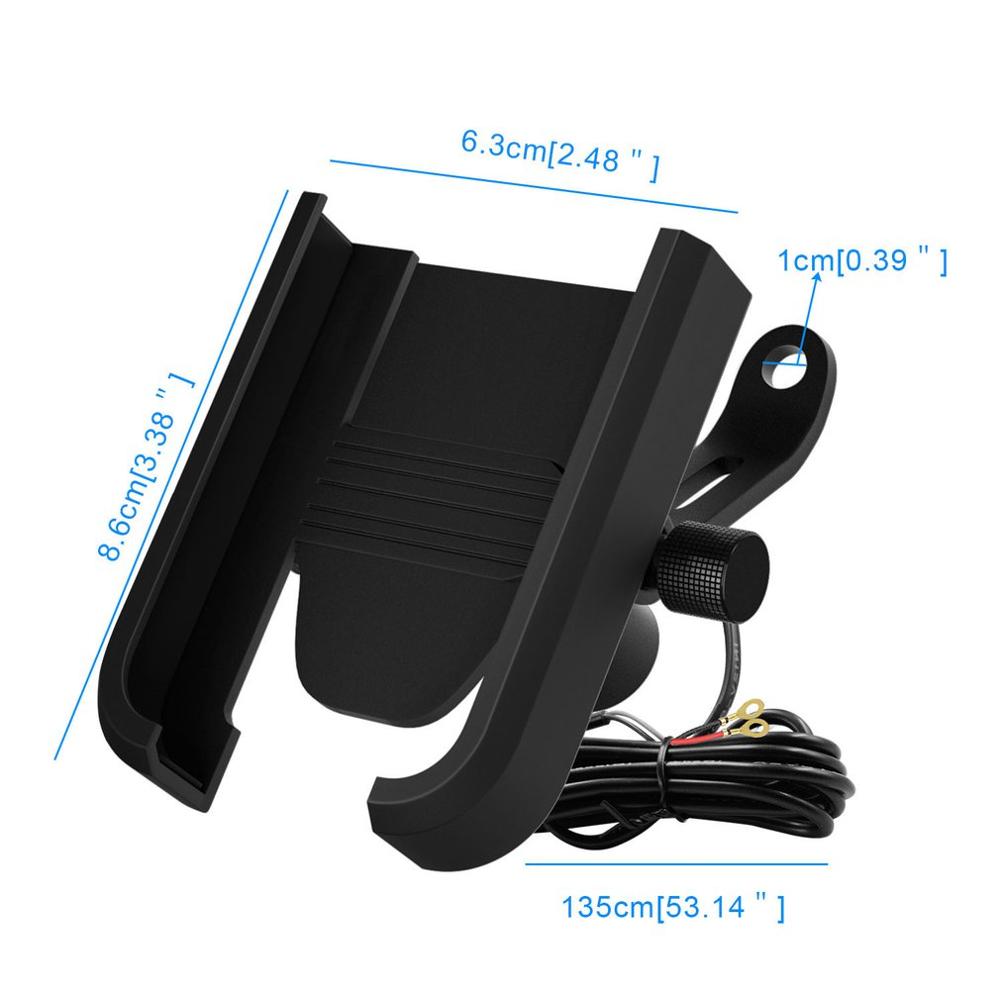 Soporte de teléfono móvil para motocicleta batería coche eléctrico para llevar a prueba de golpes soporte de teléfono móvil de navegación fija