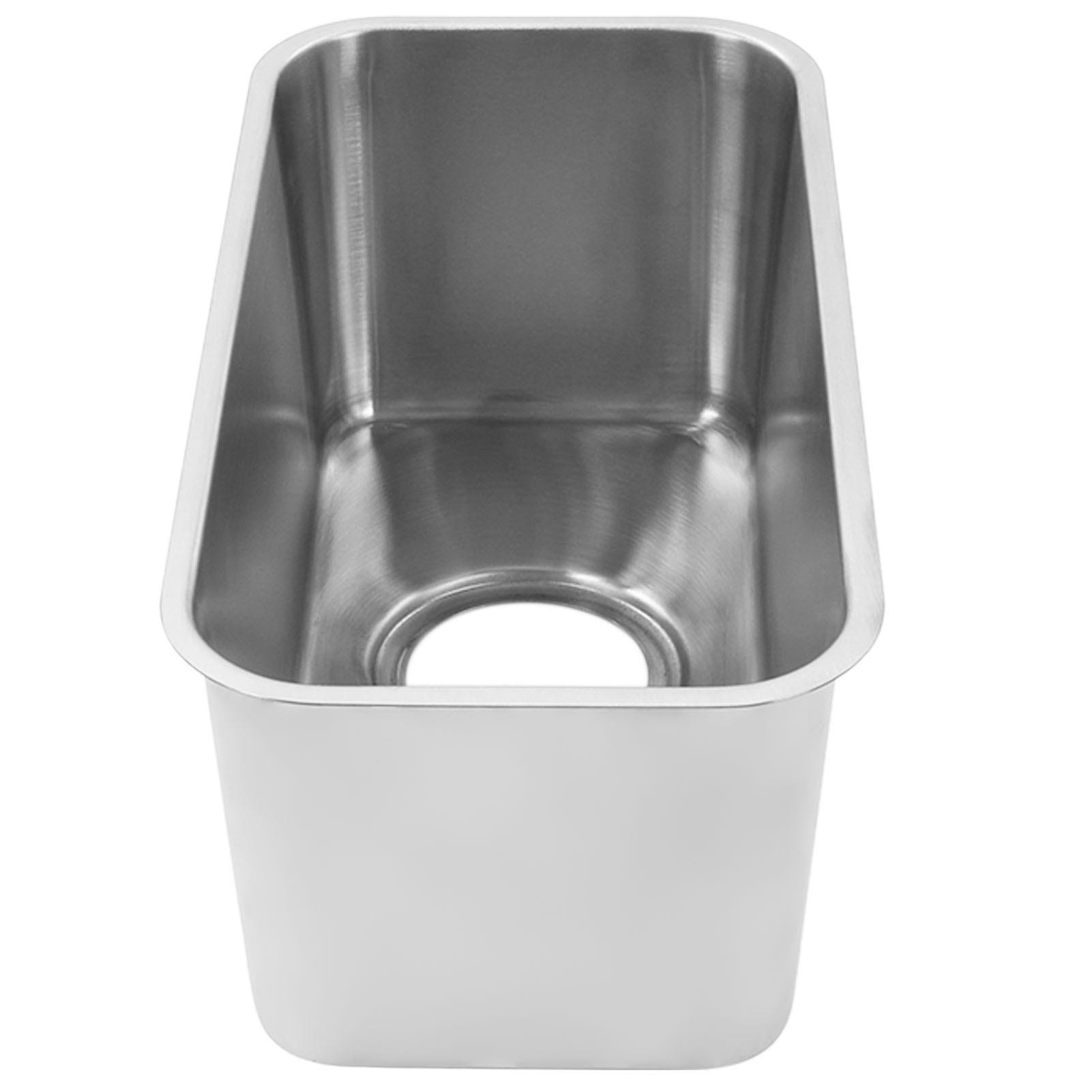 Rv-vask 304 stk . håndvask med børstet overflade i rustfrit stål 390 x 190 x 185mm til lystbåde