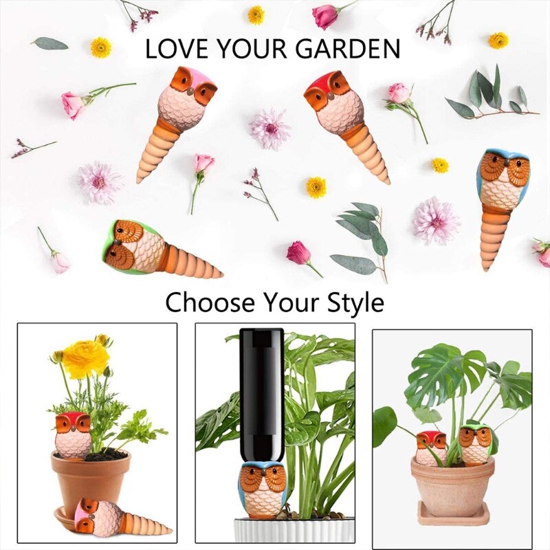 Lot De 4 Globes D'arrosage Automatique Pour Plantes D'intérieur Et D'extérieur, Irrigation